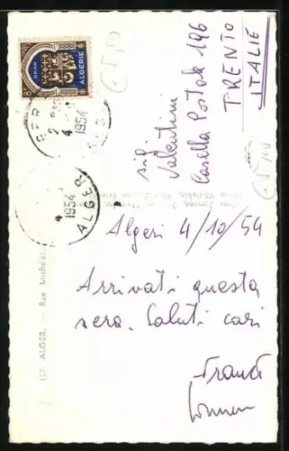 AK Alger, Rue Michelet