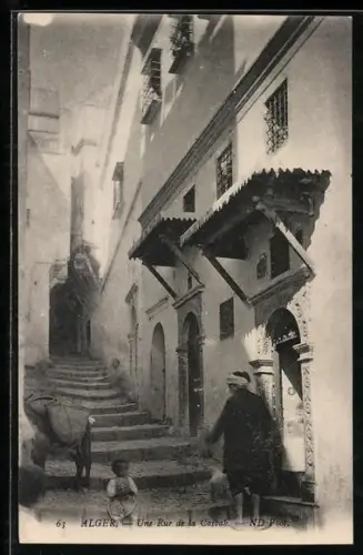 AK Alger, Une Rue de la Casbah