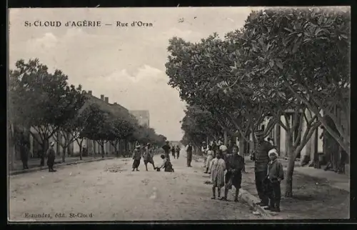 AK St-Cloud d`Agérie, Rue d`Oran