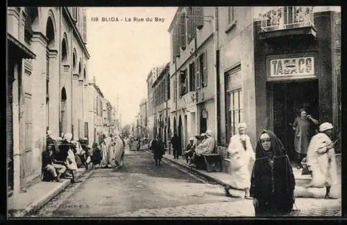 AK Blida, La Rue du Bey