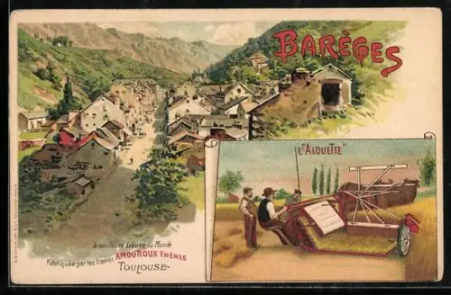 Künstler-AK Barèges, L`Alouette, Amouroux Frères