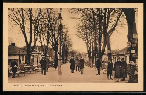 AK Stryj, Aleja kolejowa ul. Mickiewicza