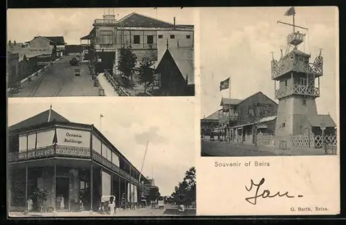 AK Beira, Ortsansicht, Strassenpartie