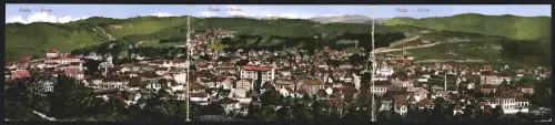 Klapp-AK Tuzla, Panoramablick auf die Stadt