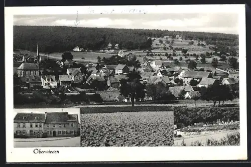 AK Oberwiesen, Ortsansicht, Bäckerei Karl Stoll