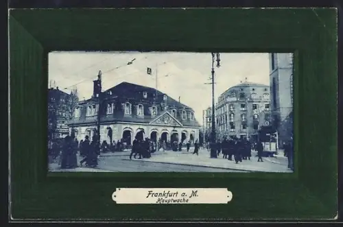 AK Frankfurt a. M., Partie an der Hauptwache