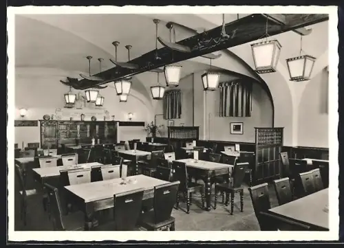 AK Bremen, Gasthaus Remmer Bierstuben, Grosse Hundestrasse, Innenansicht