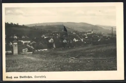 AK Dielkirchen /Saarpfalz, Ortsansicht