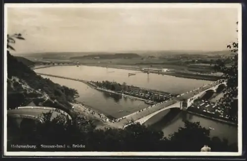 AK Hohensyburg, Stausee-Insel, Brücke