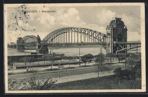 AK Düsseldorf, Rheinbrücke