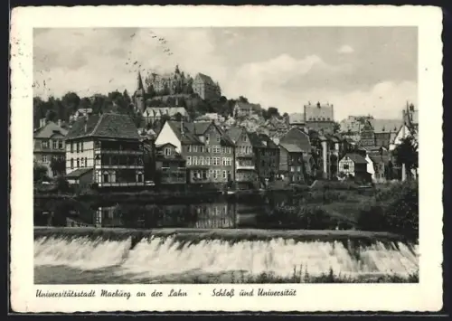 AK Marburg an der Lahn, Schloss und Universität