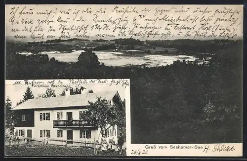 AK Weyarn /Seehamer-See, Forsthaus Brandlberg