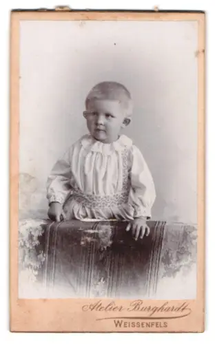 Fotografie Atelier Burghardt, Weissenfels, Porträt eines kleinen Kindes