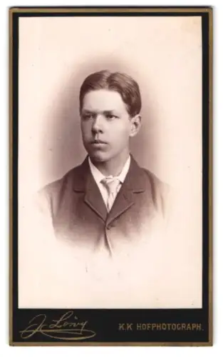 Fotografie J. Löwy, Wien, Weihburggasse 31, Ludwig Dembrinkski im Porträt