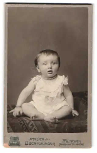 Fotografie Oberpollinger, München, Neuhauser Strasse 44, Hansi Pfahler im weissen Kleid