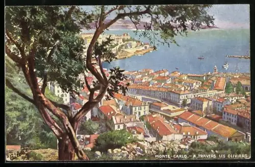 AK Monte Carlo, A Travers les Oliviers