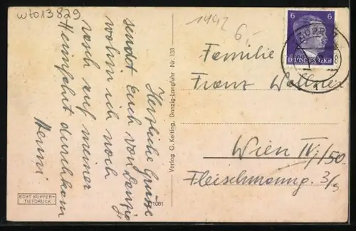 AK Danzig, St. Marienkirche