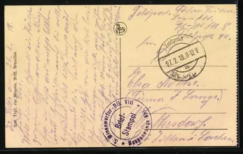 AK Mons, La Grand Rue