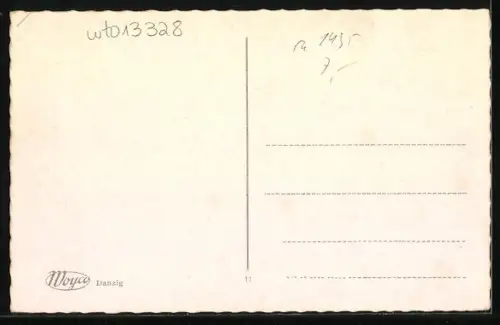 AK Danzig, St. Marienkirche