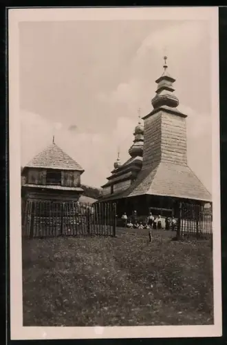 AK Volovec /Podkarpatska Rus, Pravoslavný kostelícek