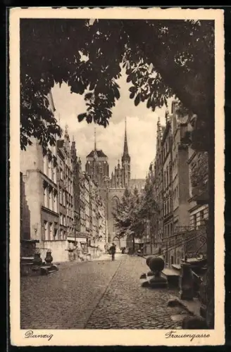 AK Danzig-Gdansk, Frauengasse