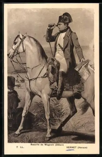 AK Bataille de Wagram, Napoleon