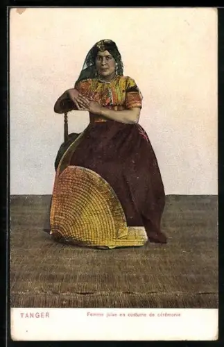 AK Tanger, Femme juive en costume de cérémonie