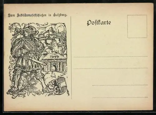 AK Salzburg, Jubiläumsschiessen in Salzburg, Weidmannsheil, Schützenfest