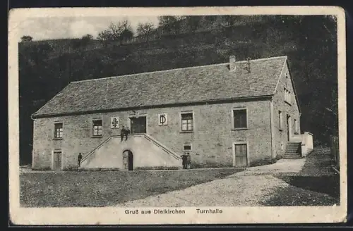 AK Dielkirchen, Partie an der Turnhalle