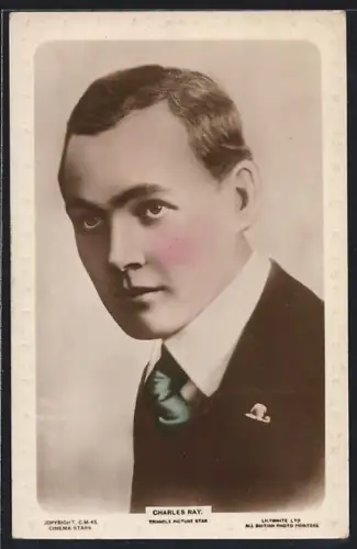 AK Schauspieler Charles Ray im Halbprofil