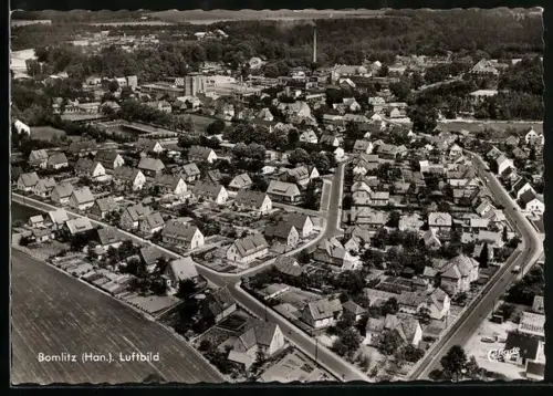AK Bomlitz /Han., Luftbild des Ortes