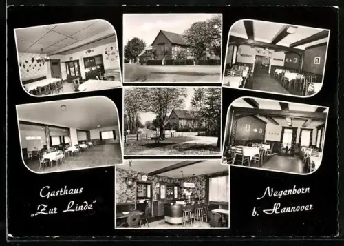 AK Negenborn b. Hannover, Gasthaus Zur Linde, Innenansichten