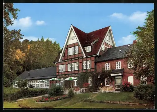 AK Oyle bei Nienburg, Waldgasthaus Oyler Berg Strassburg