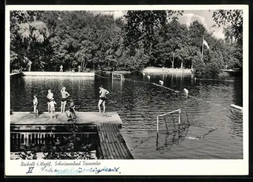 AK Bocholt i. Westf., Schwimmbad Tonwerke