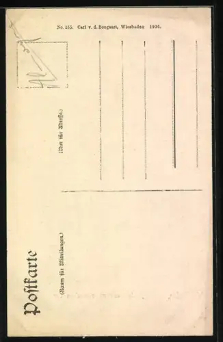 AK Wiesbaden, Heidenmauer mit römischem Tor