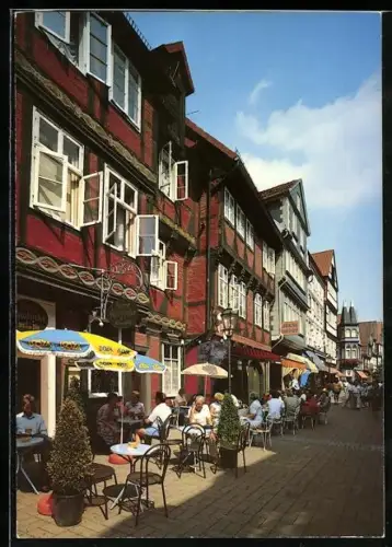 AK Celle, Patrizierhäuser in der Rundestrasse