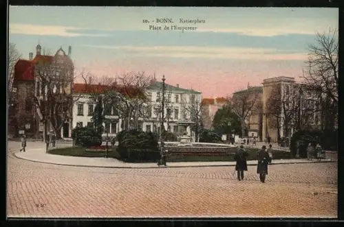 AK Bonn, Partie am Kaiserplatz