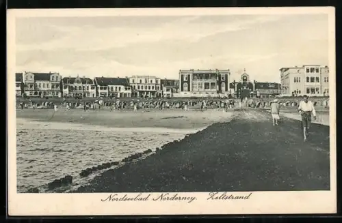 AK Norderney, Zeltstrand, Panorama