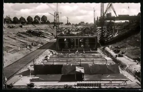 AK Rendsburg, Tunnelbau Nord-Ostsee-Kanal