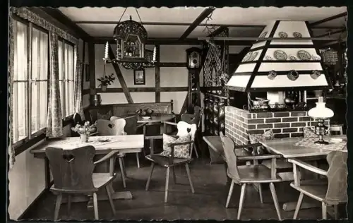AK Bischofsheim /Rhön, Gasthaus Rhönhäuschen, Inh. Fritz Thein, Innenansicht
