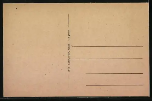 AK Mainz am Rhein, Neues Postgebäude