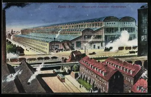 AK Essen /Ruhr, Krupp`sche Kanonen-Werkstätten