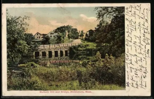 AK Middleboro, MA, Muttock Hill and Bridge