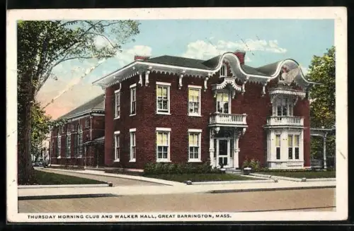 AK Great Barrington, MA, Thursday Morning Club and Walker Hall