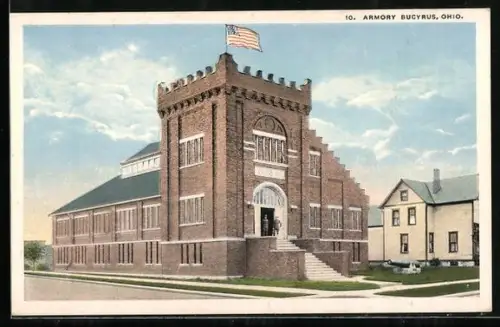 AK Bucyrus, OH, View of the Armory