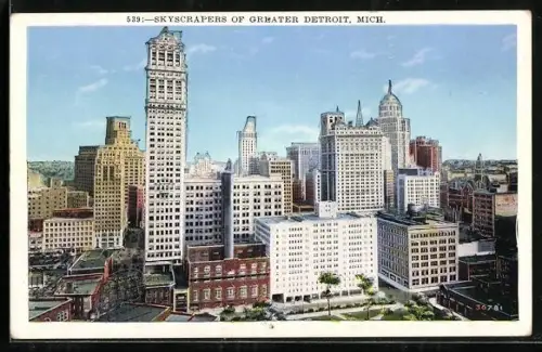AK Detroit, MI, Skyscrapers of Greater Detroit