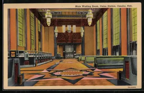 AK Omaha, NE, Union Station, Main Waiting Room