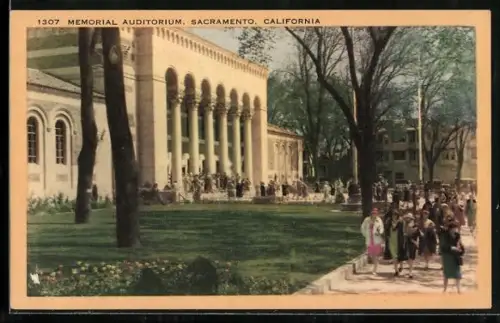 AK Sacramento, CA, Memorial Auditorium