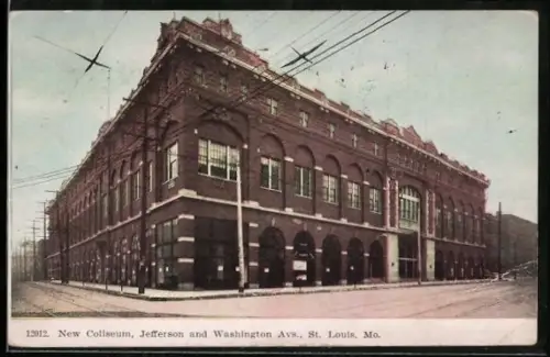 AK St. Louis, MO, New Coliseum, Jefferson and Washington Avs.
