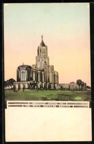 AK Auriesville, NY, Design of the new Shrine of the North American Martyrs